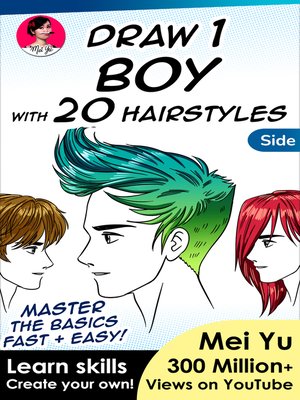 cover image of Draw 1 Boy with 20 Hairstyles--Side View